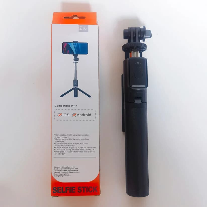 مونوپاد و پایه گوشی ا متری مدل Z16 Selfie Stick — تصویر ۳