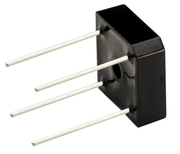 پل دیود 10 آمپر چهارگوش مربعی KBPC1010 برند MIC
