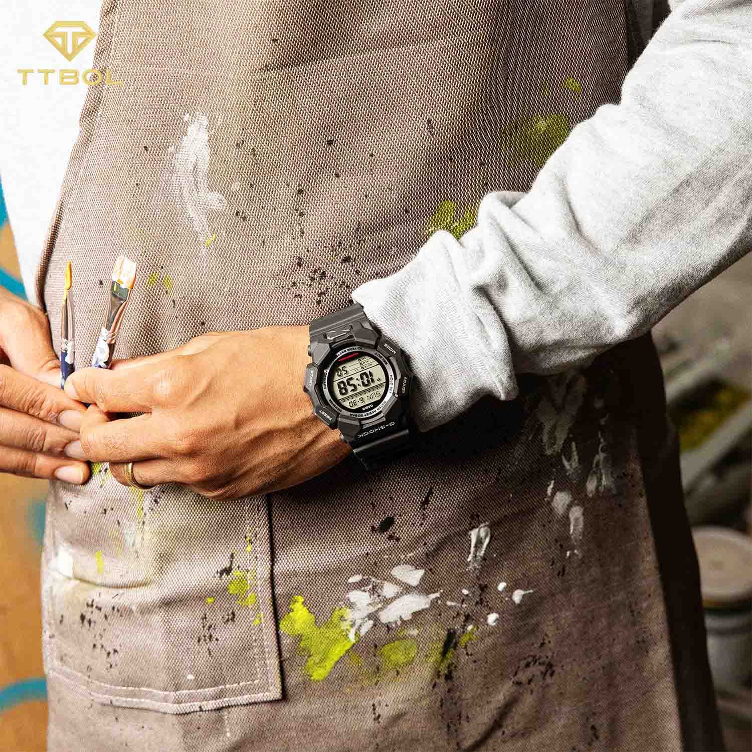 ساعت مچی مردانه کاسیو جیشاک CASIO G-SHOCK GD-010-1 — تصویر ۳