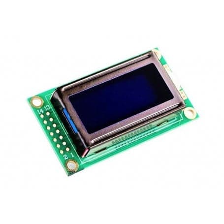 LCD 2*8 آبی کاراکتری (متنی) — تصویر ۲