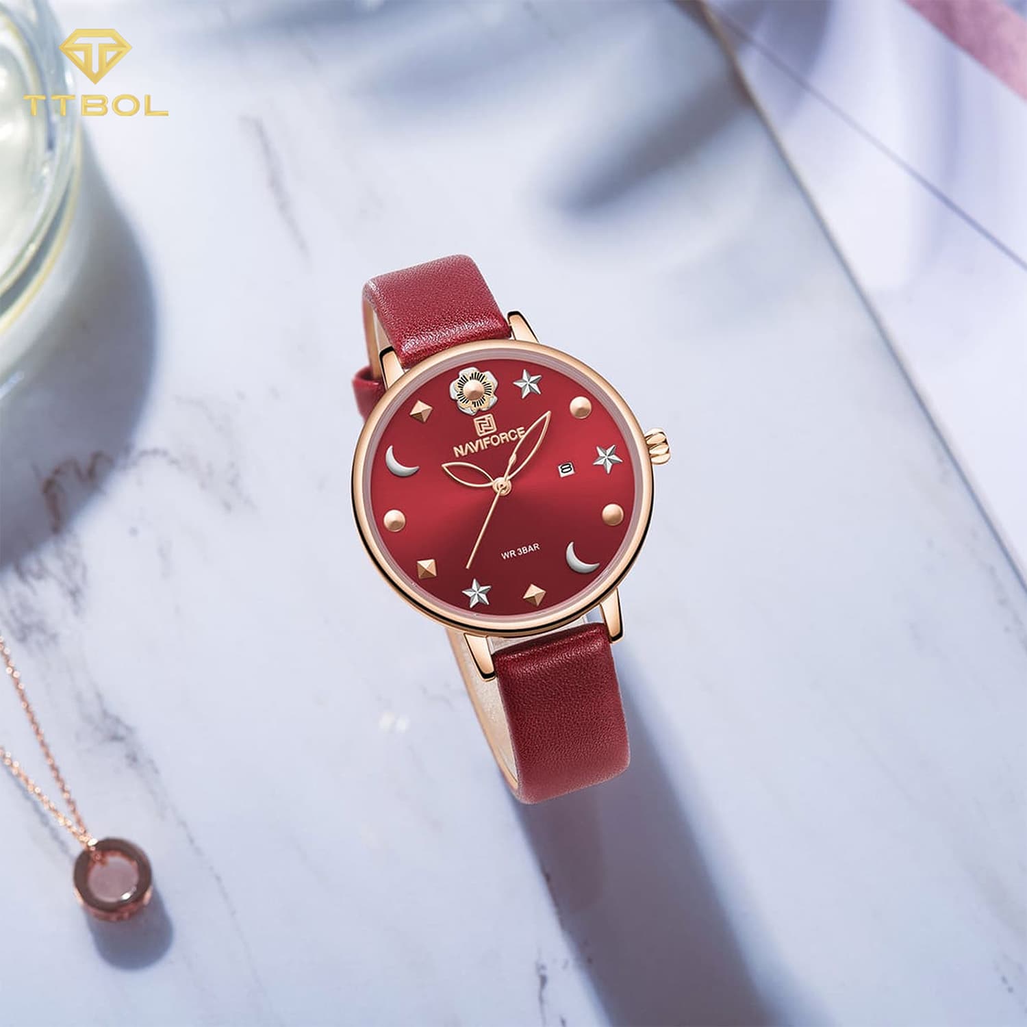ساعت مچی زنانه ناوی فورس NAVIFORCE NF5009 RG/R — تصویر ۴