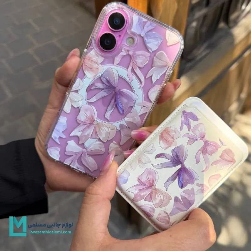 قاب فانتزی lavender ribbon کد C3409 | لوازم جانبی مسلمی — تصویر ۳