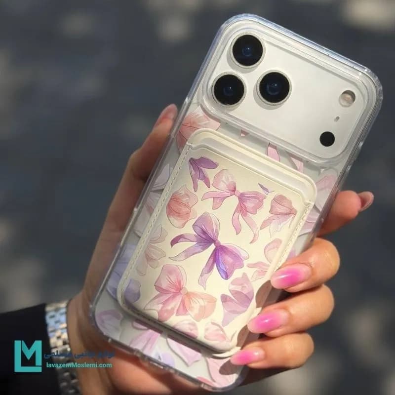 قاب فانتزی lavender ribbon کد C3409 | لوازم جانبی مسلمی — تصویر ۲