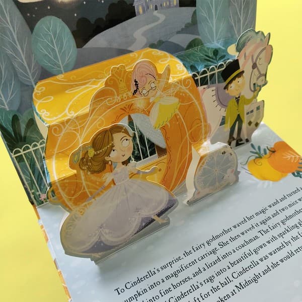 fairy tale pop up book – cinderella — تصویر ۲