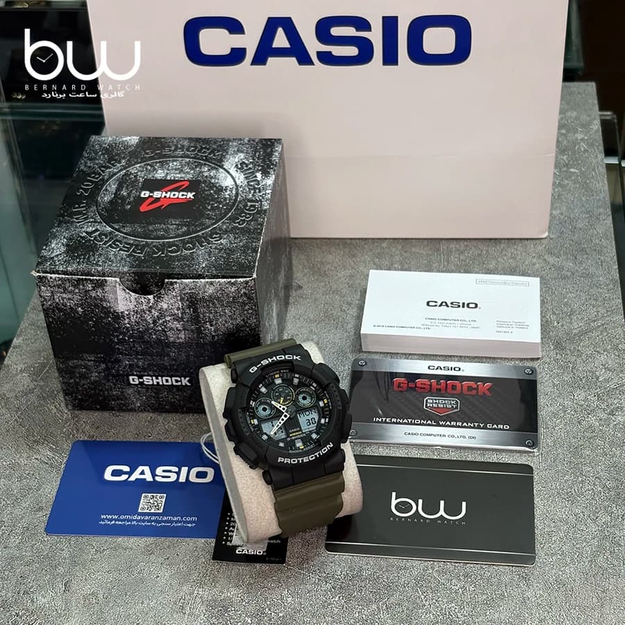 ساعت مچی مردانه کاسیو جیشاک CASIO G-SHOCK GA-100TU-1A3 — تصویر ۸