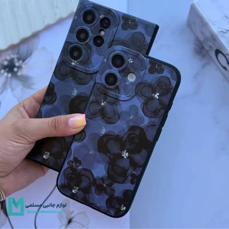 کاور گوشی فانتزی گل کاغذی کد C3392 | لوازم جانبی مسلمی