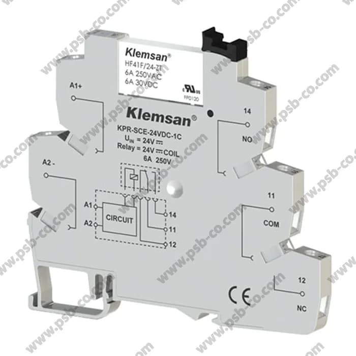 رله واسط باریک 24 ولت PLC مدل 270810