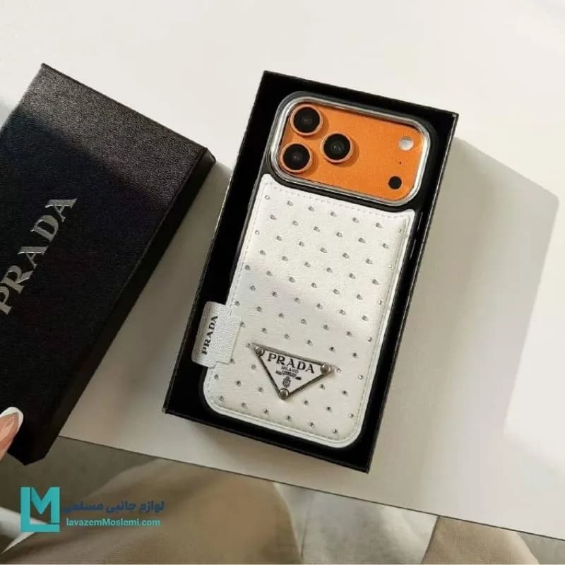 قاب گوشی شیک طرح leather prada diamond کد C3377 | لوازم جانبی مسلمی — تصویر ۲