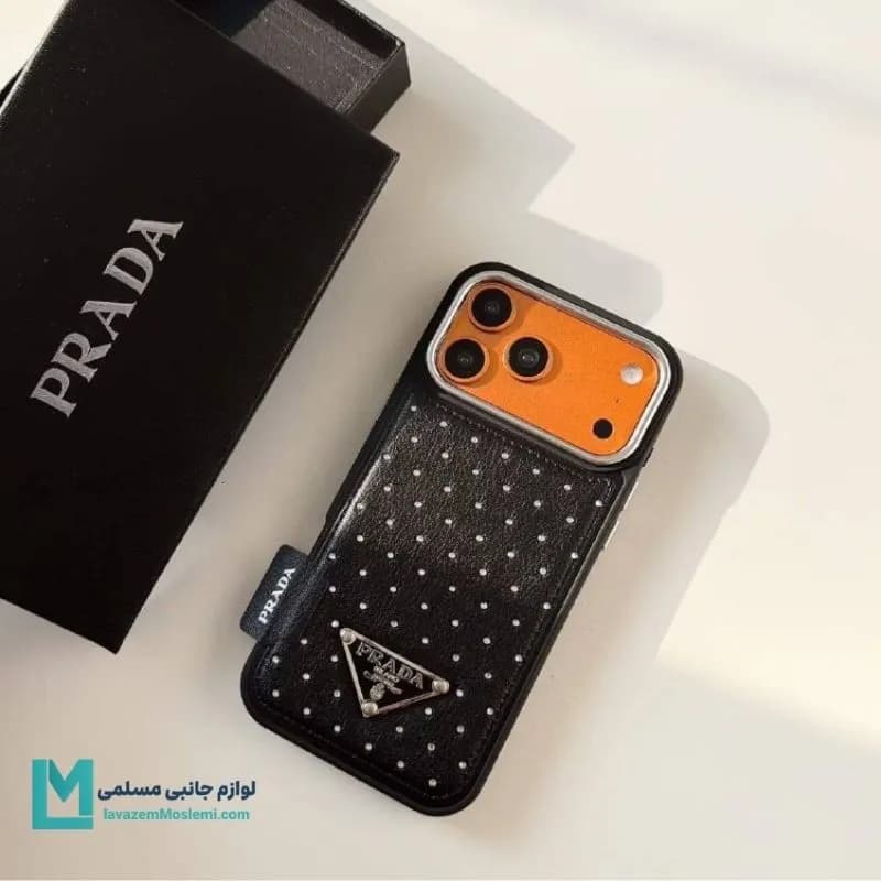 قاب گوشی شیک طرح leather prada diamond کد C3377 | لوازم جانبی مسلمی — تصویر ۳
