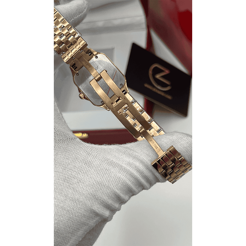 ساعت مچی زنانه کارتیر رزگلد پنتر Cartier Panthere Rose Gold — تصویر ۲