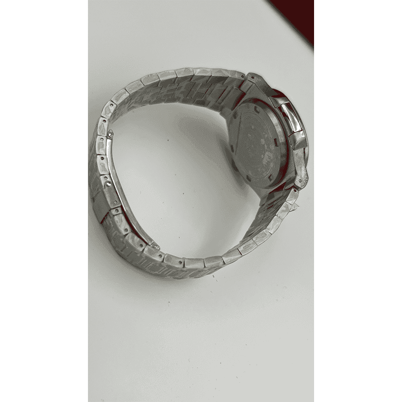 ساعت مچی مردانه پتک فیلیپ ناتیلوس سیلور صفحه طوسی Patek Philippe Nautilus Silver Gray Screen — تصویر ۴