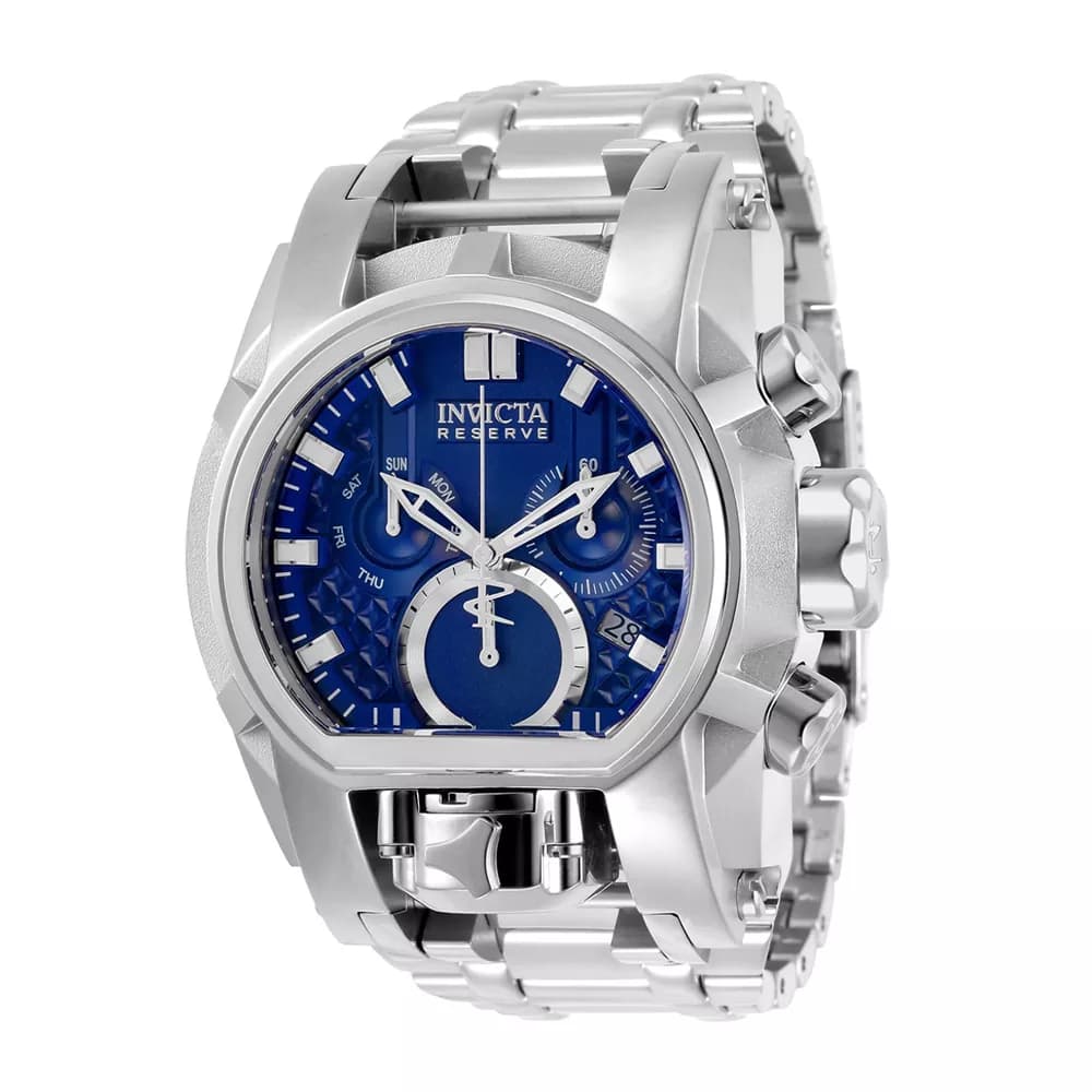 ساعت مچی مردانه اینویکتا بولت زئوس سیلور صفحه آبی Invicta Bolt Zeus Silver Blue Screen