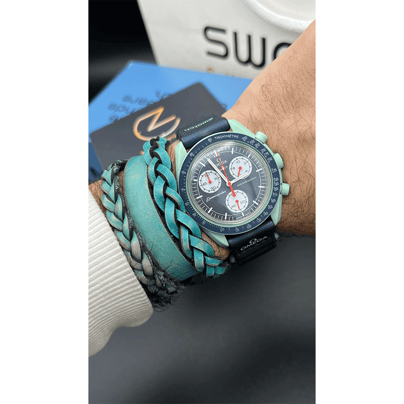 ساعت مچی امگا سواچ مدل ماموریت کره زمین Omega Swatch Mission on Earth — تصویر ۳