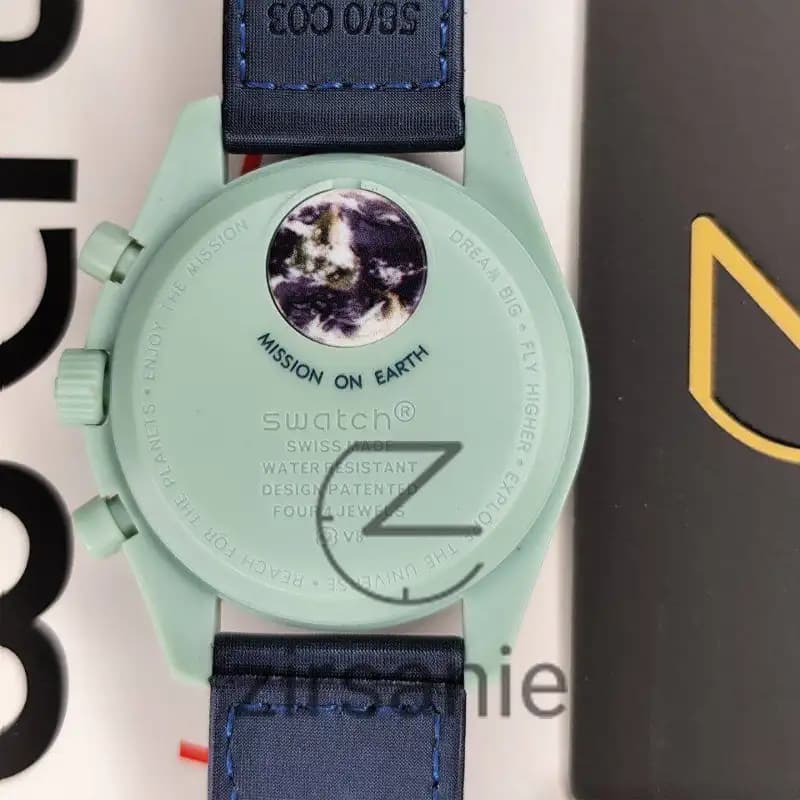 ساعت مچی امگا سواچ مدل ماموریت کره زمین Omega Swatch Mission on Earth — تصویر ۶