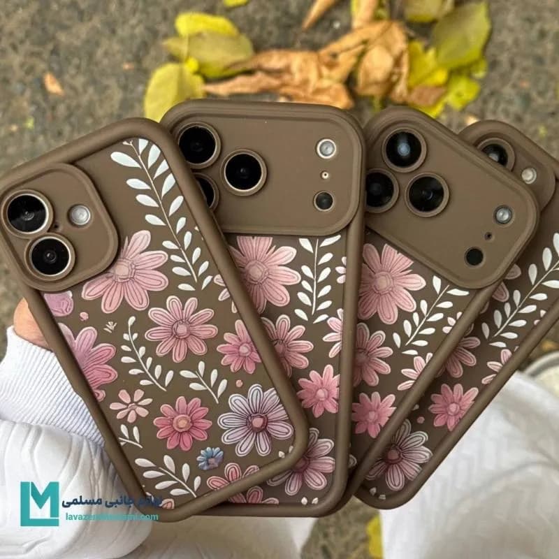 قاب گوشی فانتزی طرح موكا گلدار کد C3349 | لوازم جانبی مسلمی