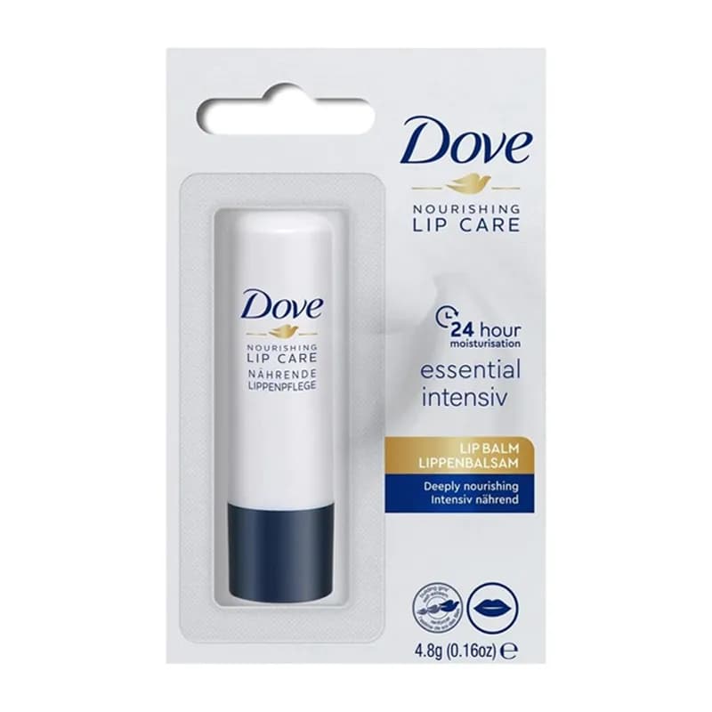 بالم لب درمانی داو Dove essential intensiv Nourishing Lip Care Balm حجم 4.8 گرم