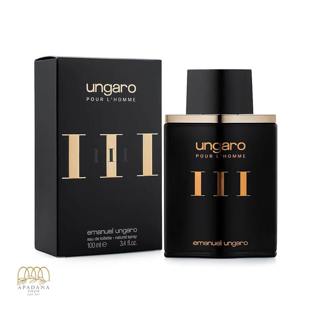 ادو تویلت مردانه امانویل اونگارو مدل Ungaro pour L’Homme III حجم 100 میل