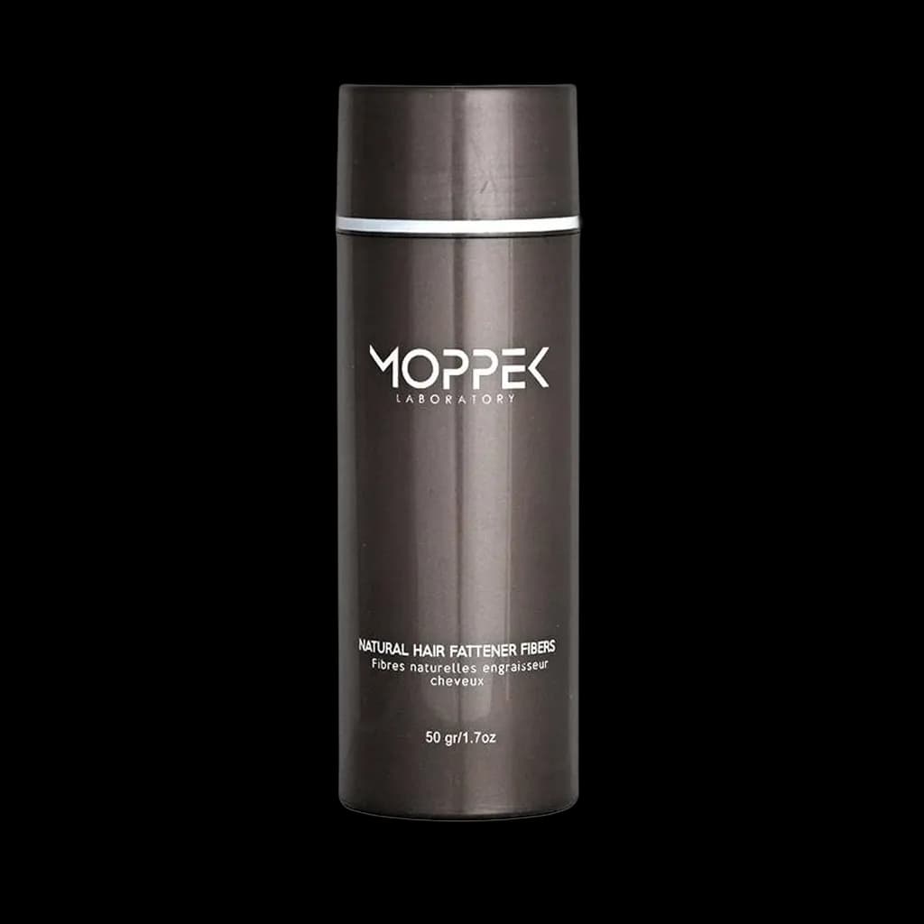 پودر پرپشت کننده موی قهوه ای متوسط موپک Moppek Medium Brown Natural Hair Fibers Powder