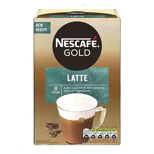 قهوه فوری نسکافه گلد مدل Latte لاته بسته 8 عددی
