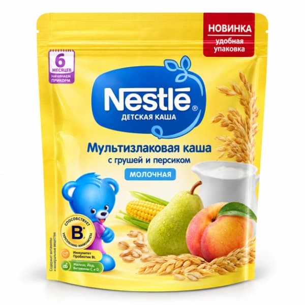 سرلاک گلابی هلو غلات نستله Nestle — تصویر ۲