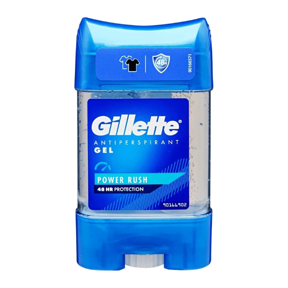 مام ژله ای مردانه ژیلت Gillette Power Rush حجم 70 میل