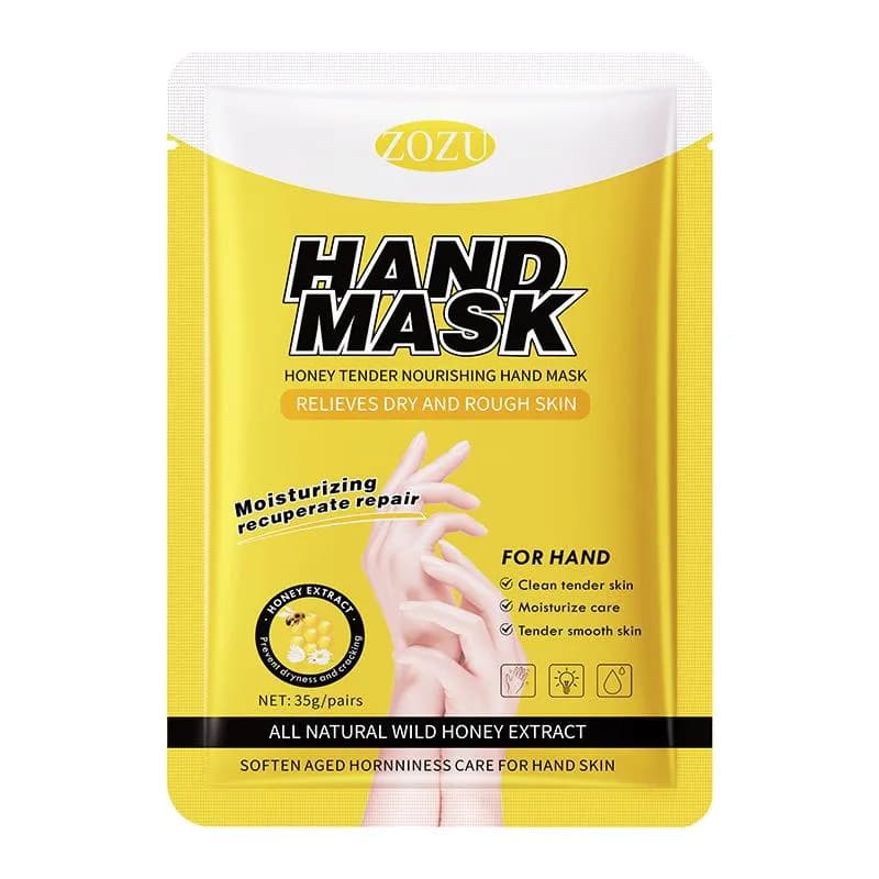 ماسک پوشیدنی و ترمیم کننده ی دست عسل زوزو Zozu honey tender hand amsk حجم 35 گرم