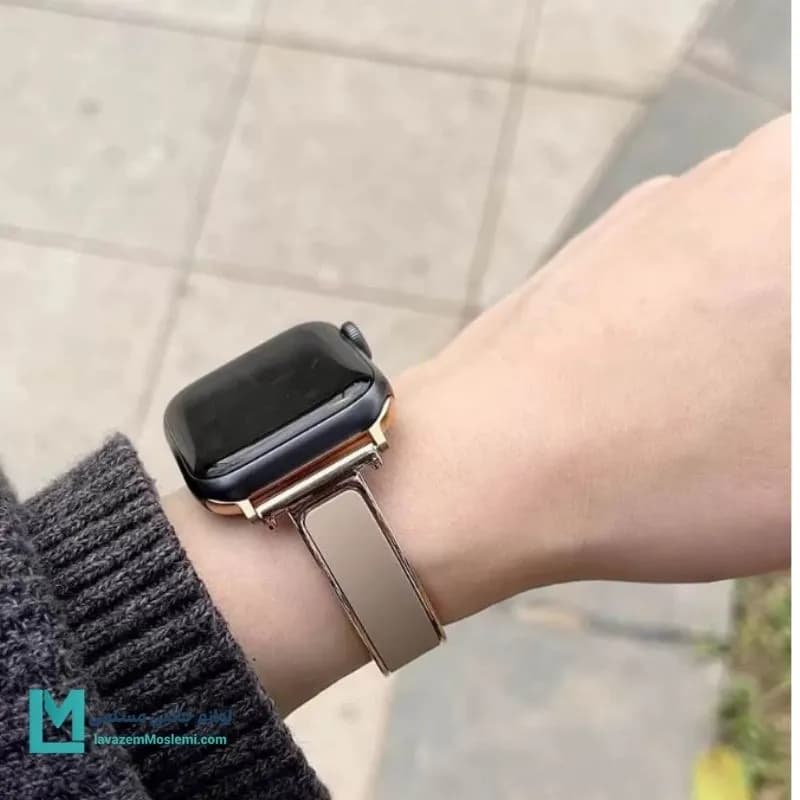 بند اپل واچ بنگل هرمس کد W1031 | لوازم جانبی مسلمی — تصویر ۴