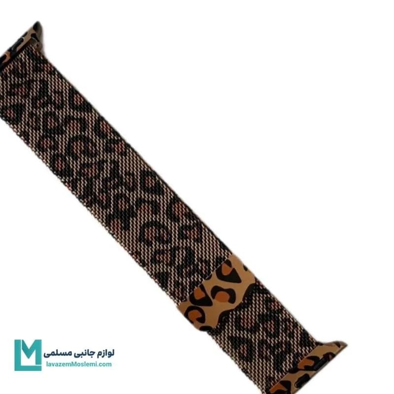 بند اپل واچ میلانس پلنگی کد W1029 | لوازم جانبی مسلمی — تصویر ۵