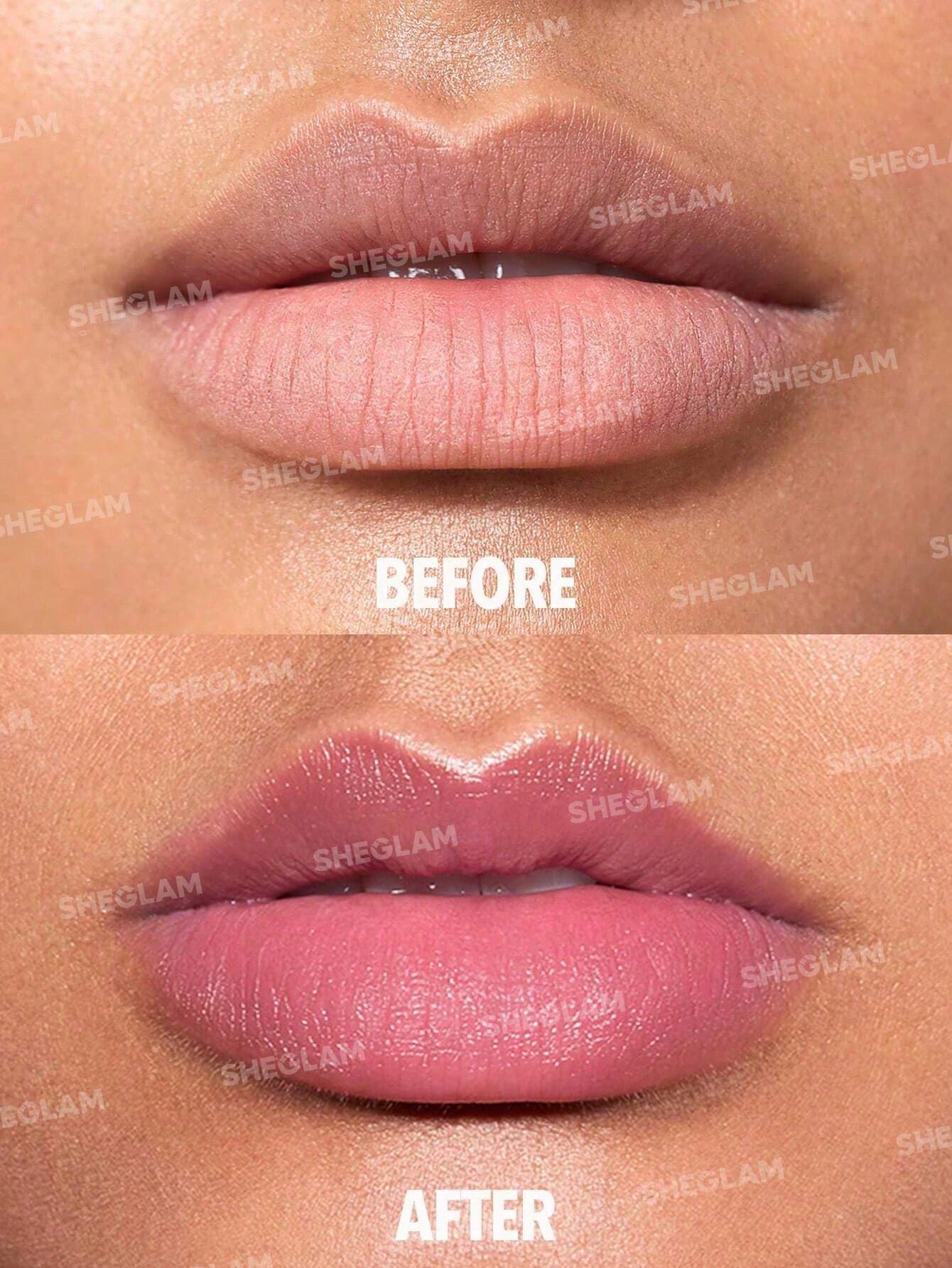 بالم لب صورتی شیگلم SHEGLAM PLUSHY LIP BALM 02 Pink حجم 2 گرم — تصویر ۱۱