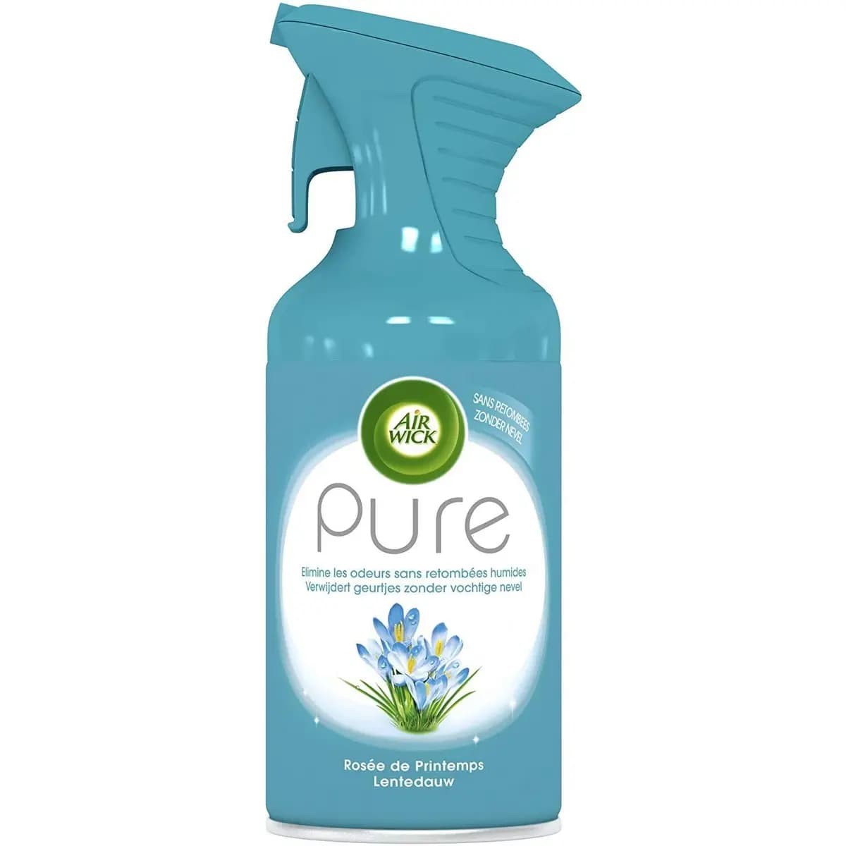 اسپری خوشبو کننده هوا با رایحه گل های بهاری ایرویک Air Wick pure spring breeze حجم 250 میل