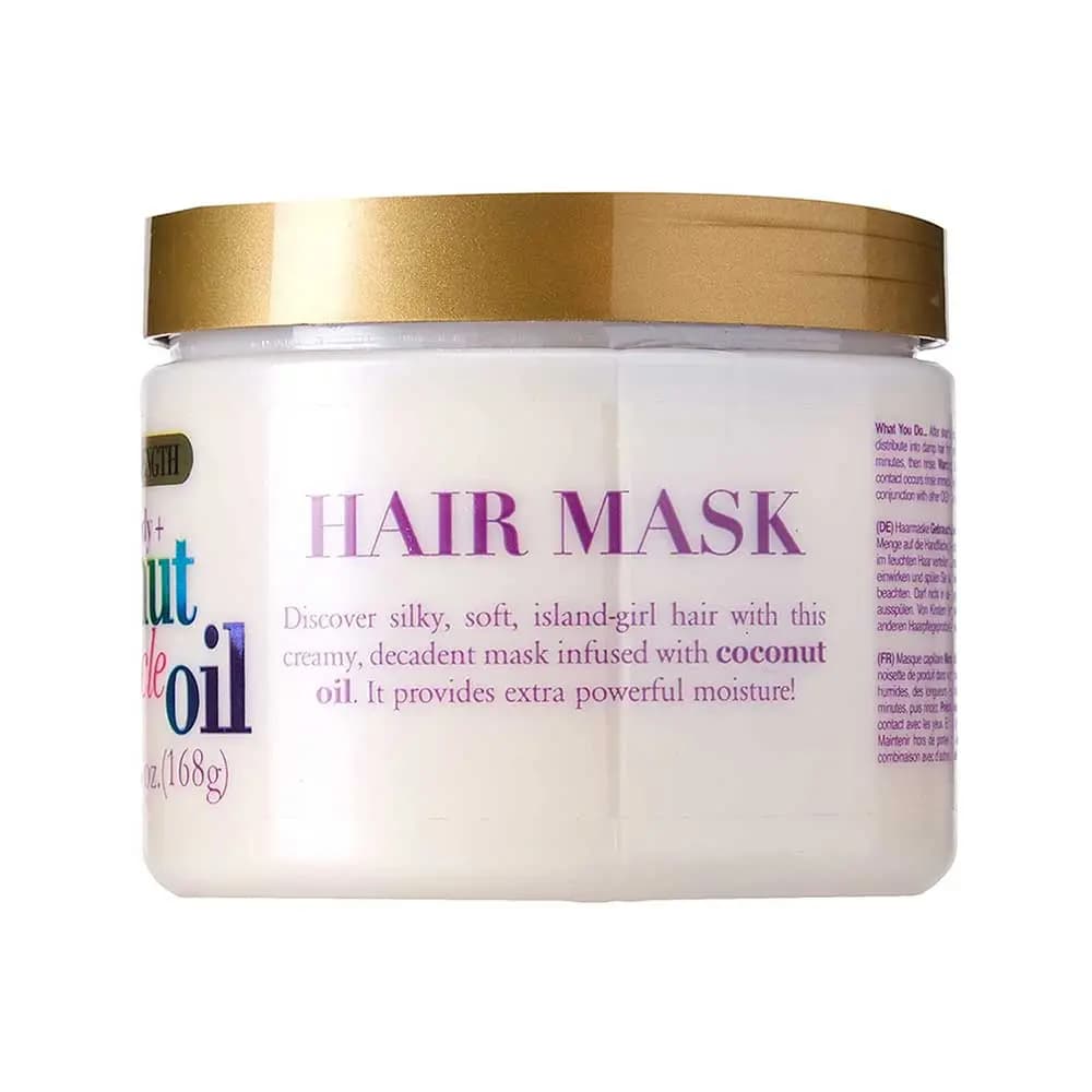 ماسک مو فاقد سولفات روغن نارگیل او جی ایکس 168gr — تصویر ۵
