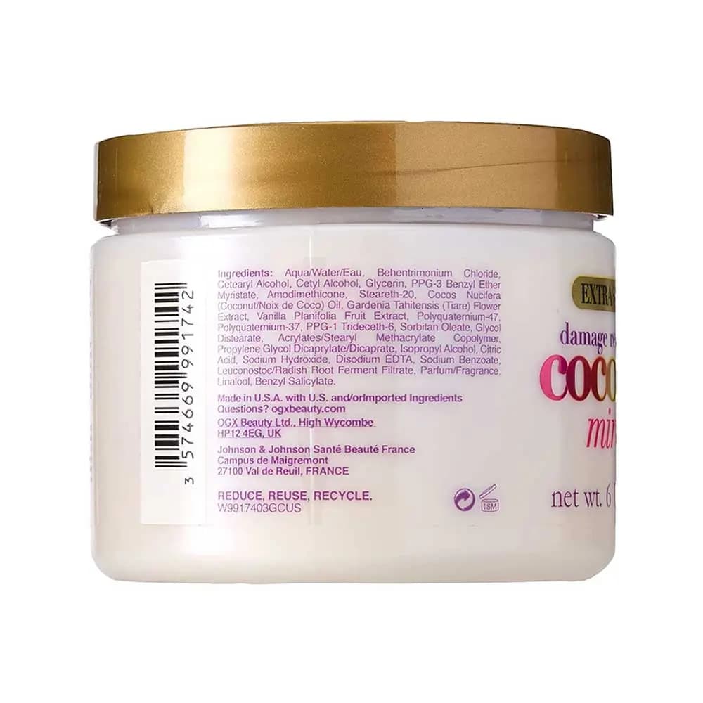 ماسک مو فاقد سولفات روغن نارگیل او جی ایکس 168gr — تصویر ۳