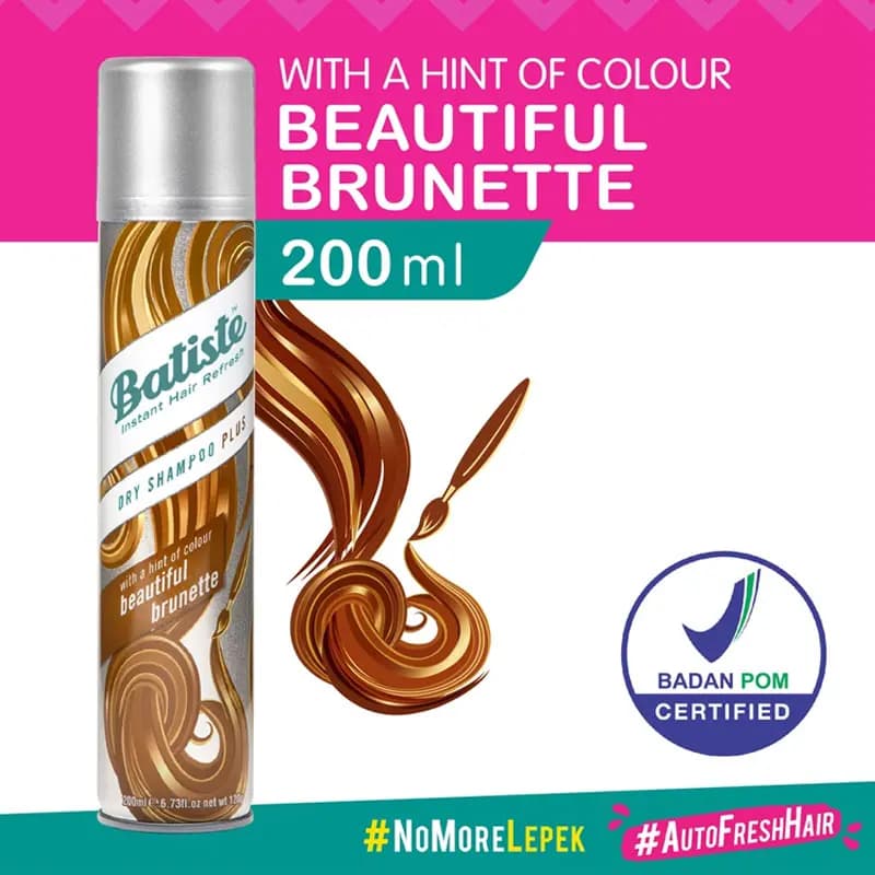 شامپو خشک Beautiful Brunette باتیست 200ml — تصویر ۲