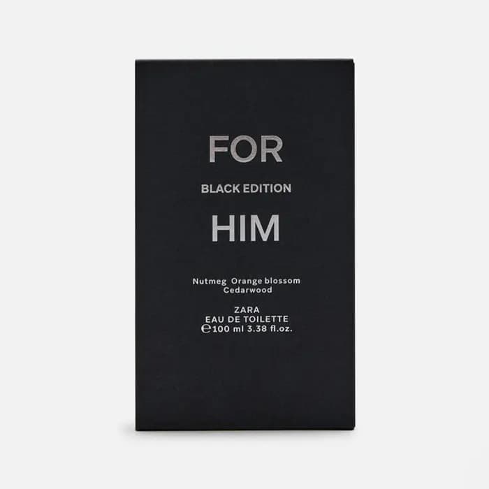 عطر مردانه زارا فور هیم بلک ادیشن For Him Black Edition — تصویر ۲