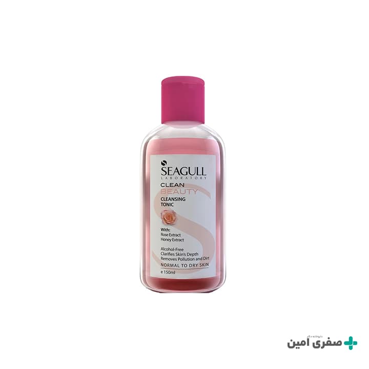 تونیک پاک کننده پوست صورت پوست نرمال تا خشک سی گل