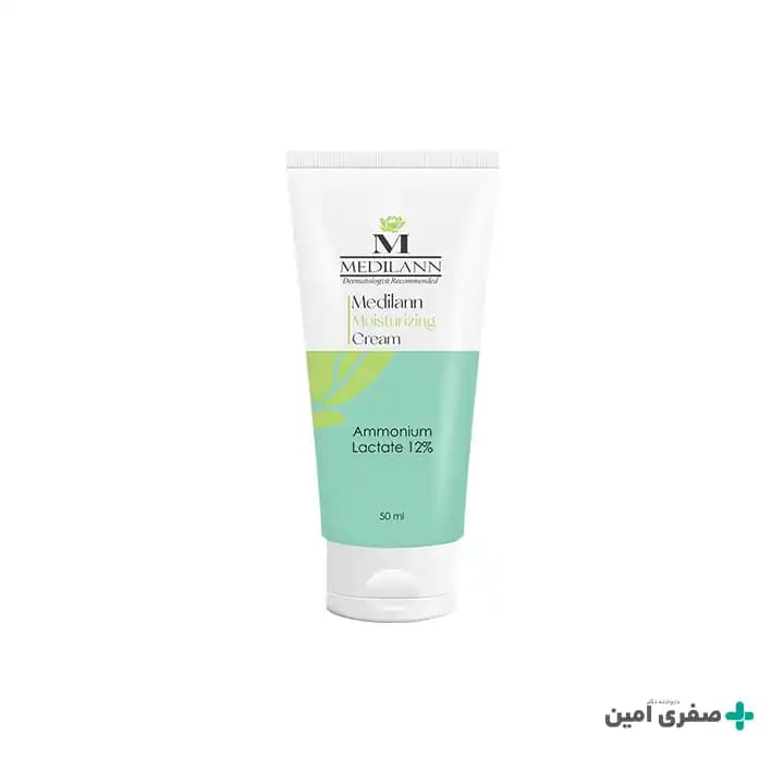 کرم مرطوب کننده حاوی آمونیوم لاکتات 12% مدیلن