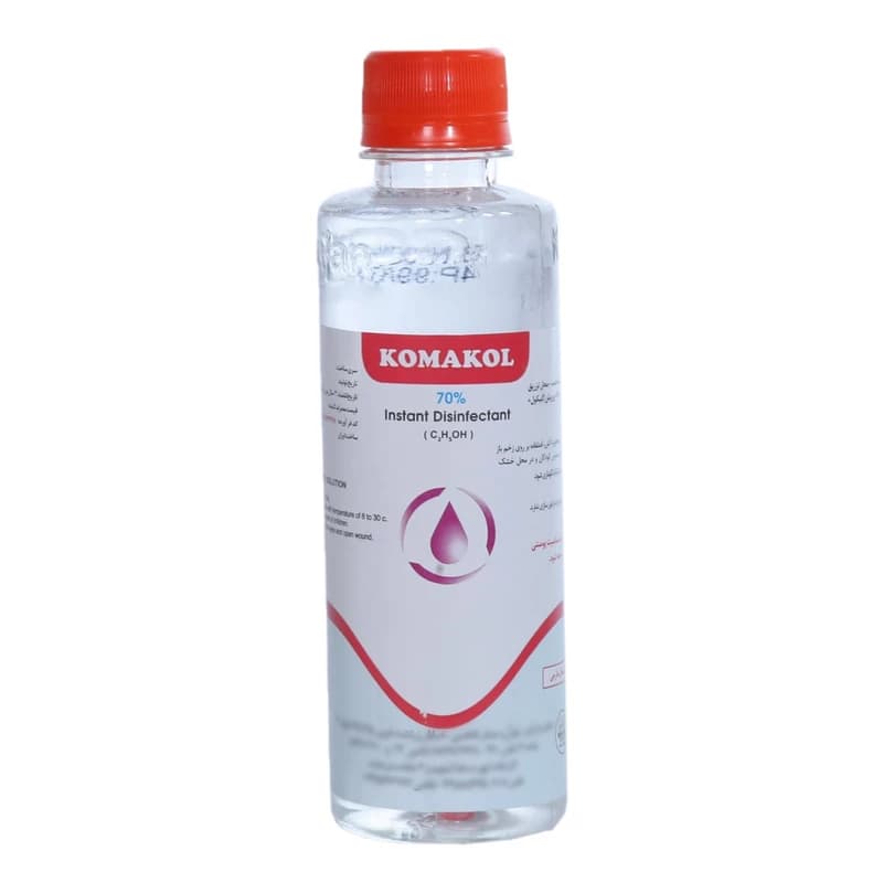 محلول ضد عفونی کننده دست کماکل حاوی الکل 70 درصد 250 میلی Komakol Instant Disinfectant Hand Spray