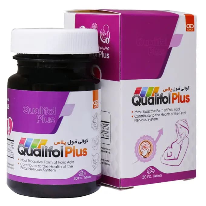 قرص روکش دار کوالی فول پلاس دکتر گیل 30 عدد Dr Gil Qualifol Plus 30 FC Tabs