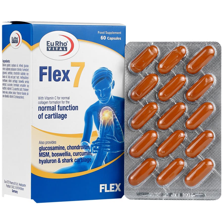 کپسول فلکس 7 یوروویتال 60 عدد Eurhovital Flex 7 60 Capsules