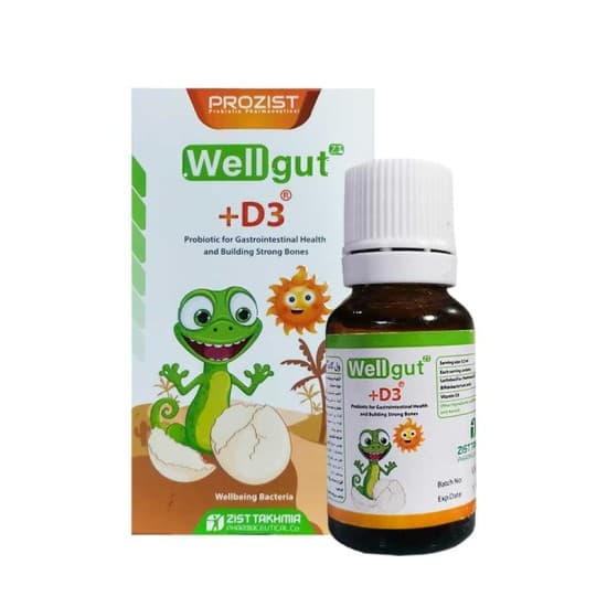 قطره ول گات د3 زیست تخمیر Zist takhmir Wellgut + D3 Drop – 15ml