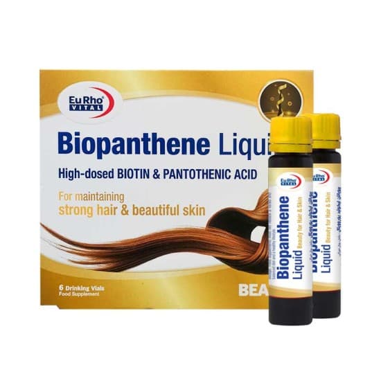 ویال بیوپانتن لیکوئید یوروویتال 6 عدد Eurhovital Biopanthene Liquid 6 Drinking Vials