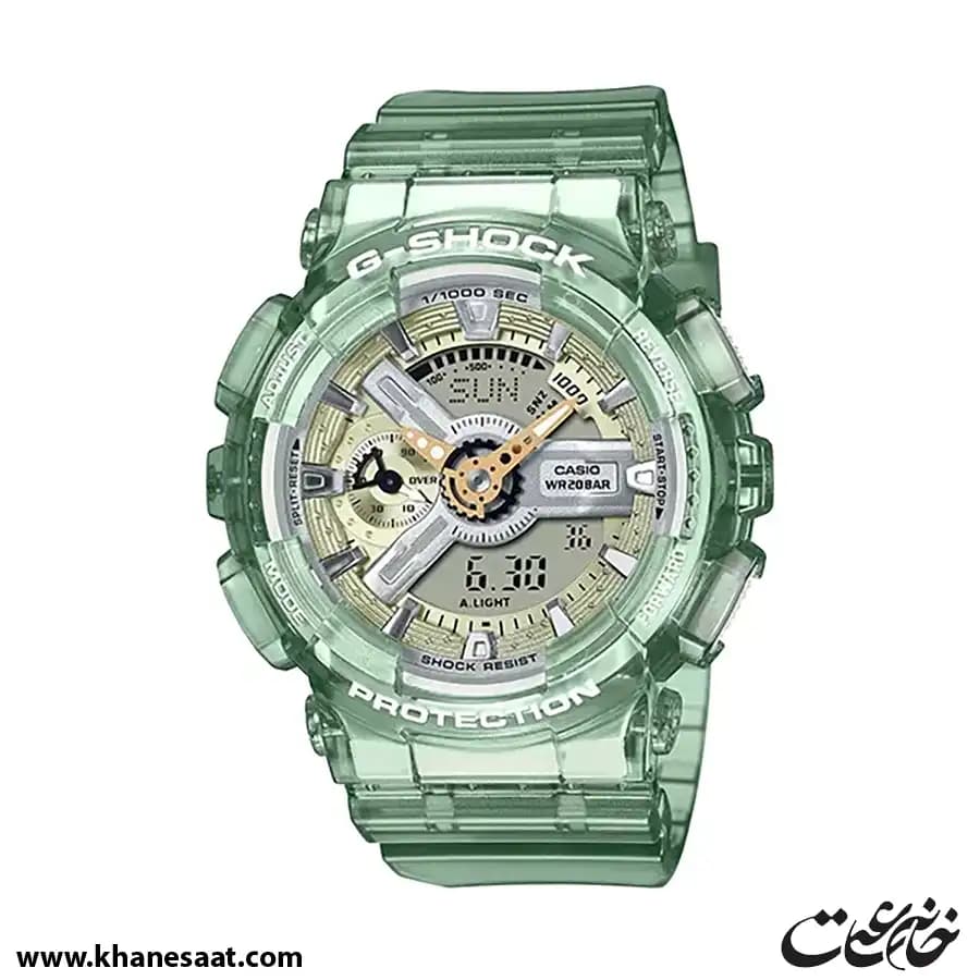 ساعت مچی مردانه/زنانه کاسیو جی شاک اصل مدل GMA-S110GS-3ADR — تصویر ۸