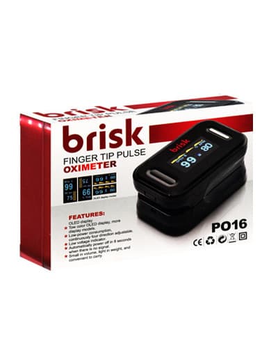 پالس اکسیمتر بریسک مدل PO16 Brisk pulse oximeter model PO16