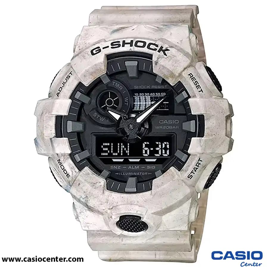 ساعت مچی مردانه کاسیو جی شاک اصل مدل GA-700WM-5A
