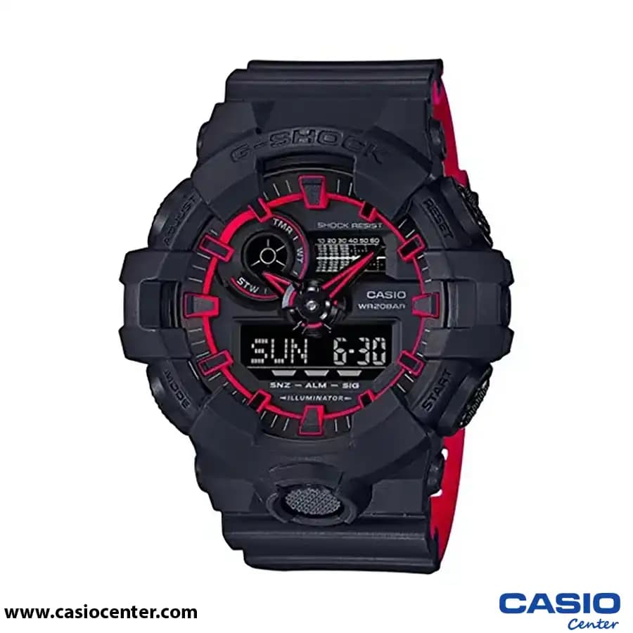 ساعت مچی مردانه کاسیو جی شاک اصل مدل GA-700SE-1A4