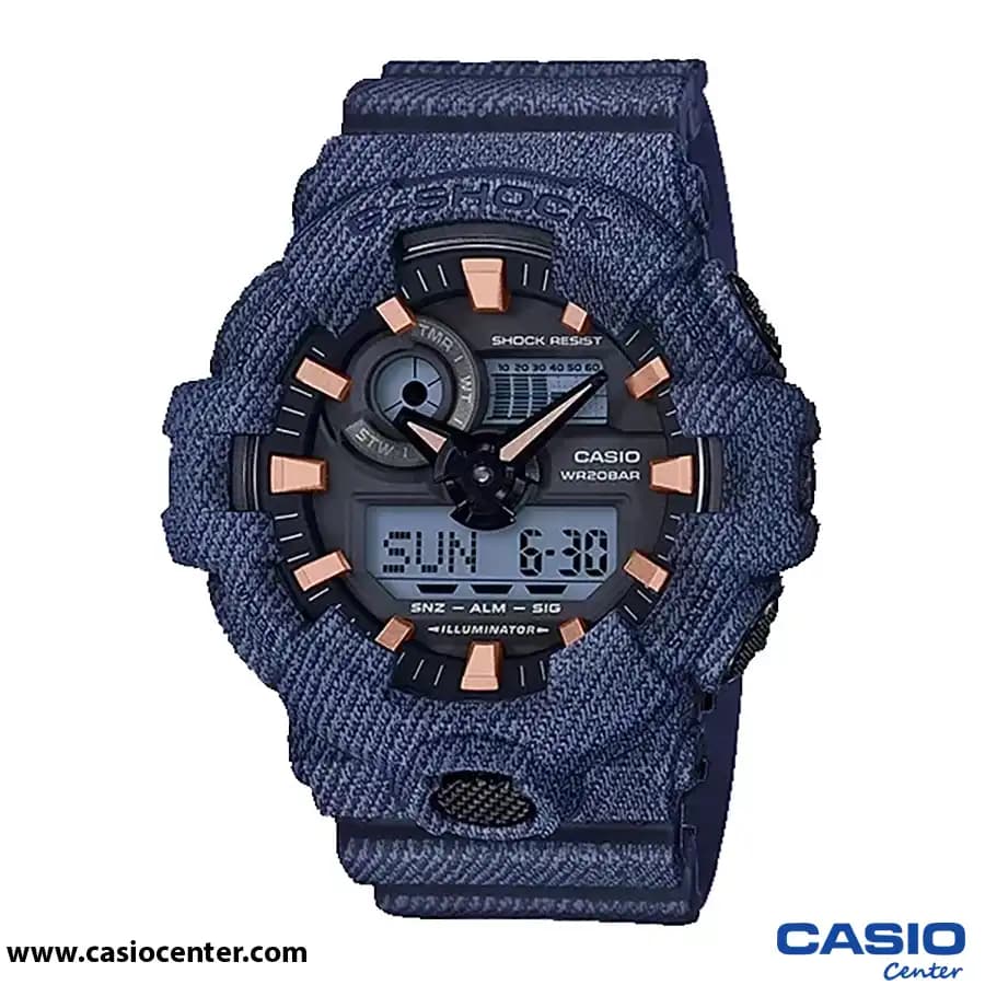 ساعت مچی مردانه کاسیو جی شاک اصل مدل GA-700DE-2A