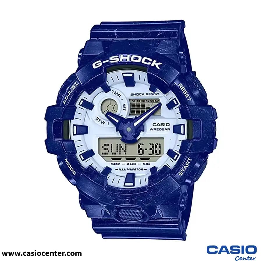ساعت مچی مردانه کاسیو جی شاک اصل مدل GA-700BWP-2ADR