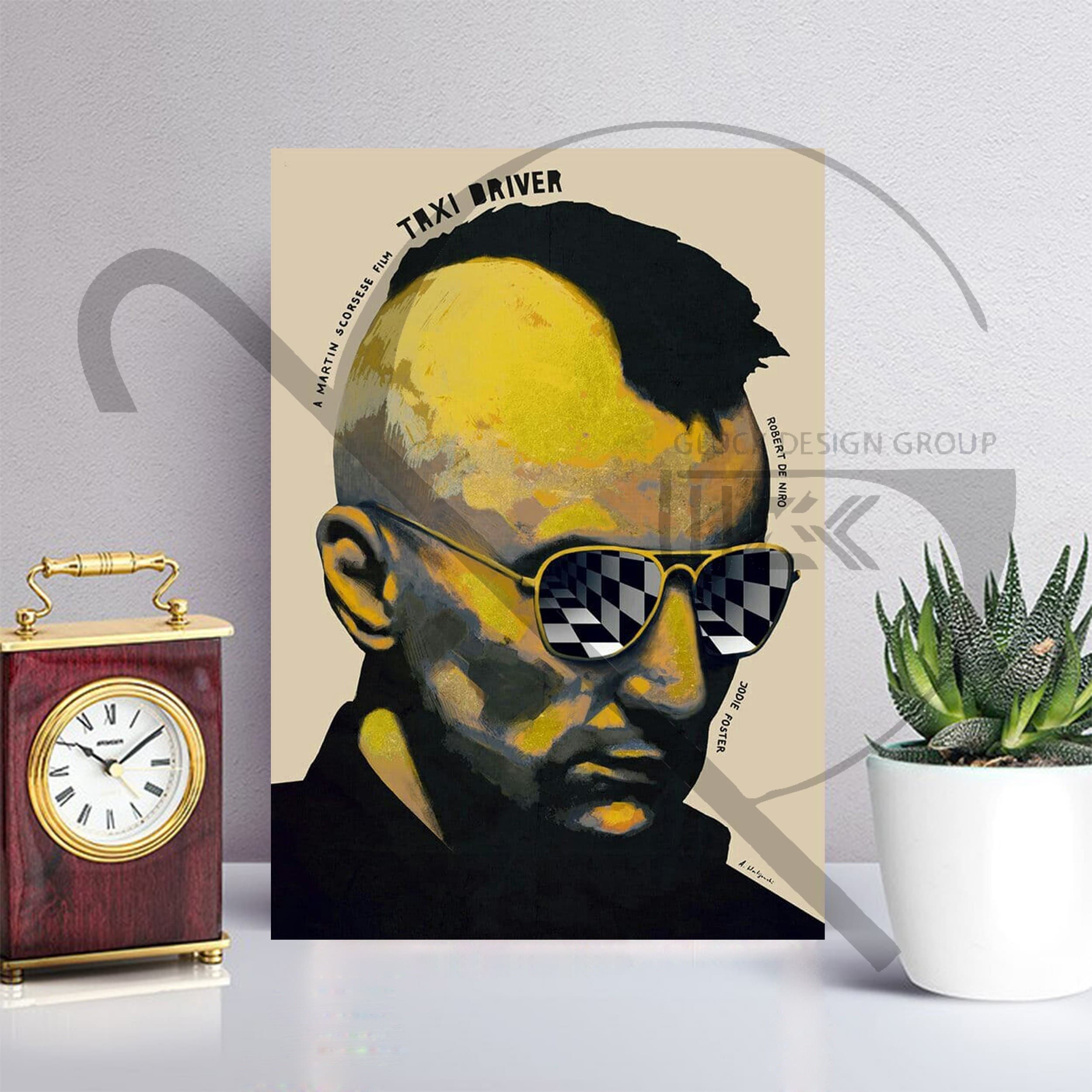 تابلو چوبی فیلم راننده تاکسی(Taxi Driver)