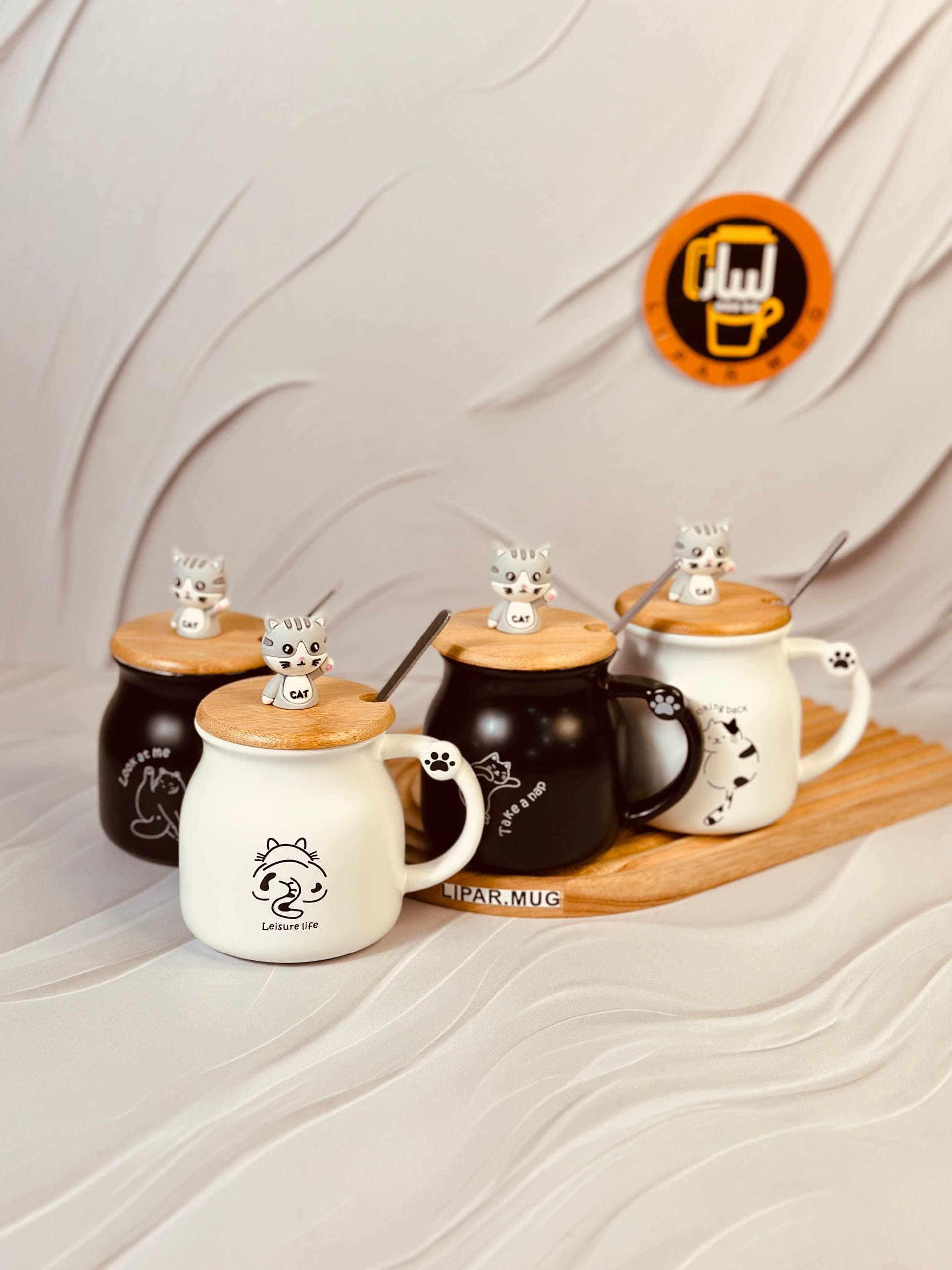 ماگ سرامیکی گربه GOOD TIME کد 6258