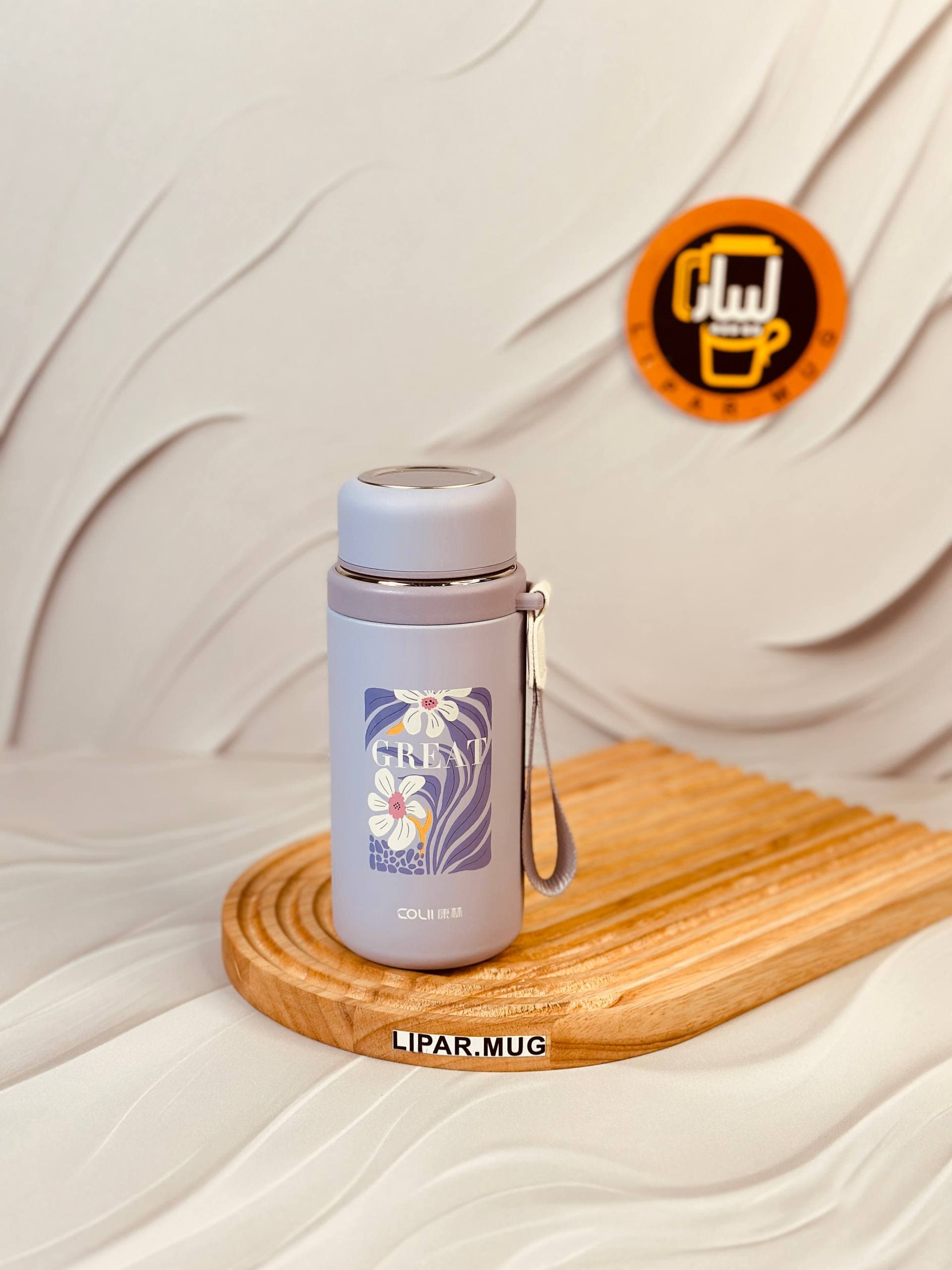 مینی فلاسک FLOWER از برند COLII کد 6250 — تصویر ۳